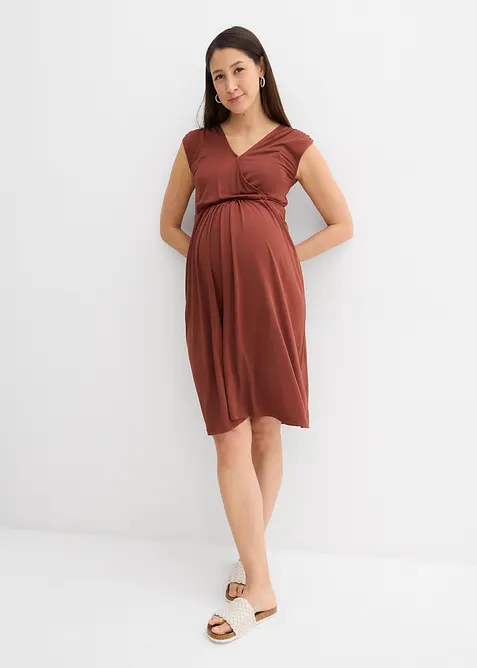 Abito prémaman / da allattamento in morbido misto modal, bonprix