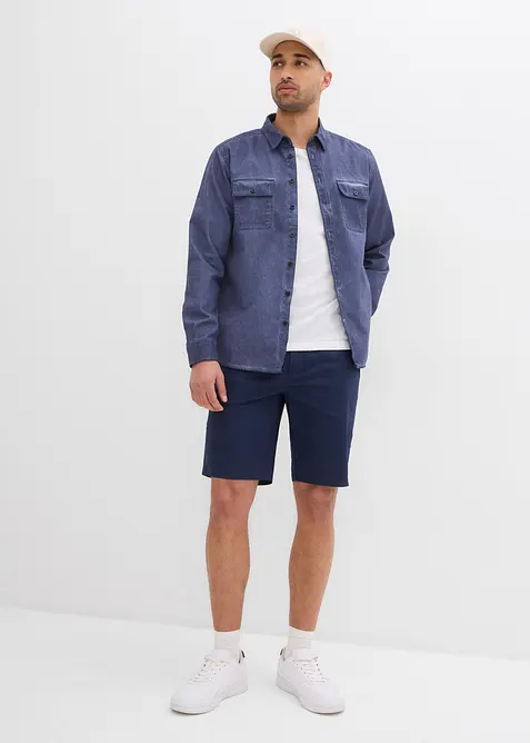 Bermuda chino elasticizzati, regular fit (pacco da 2), bonprix