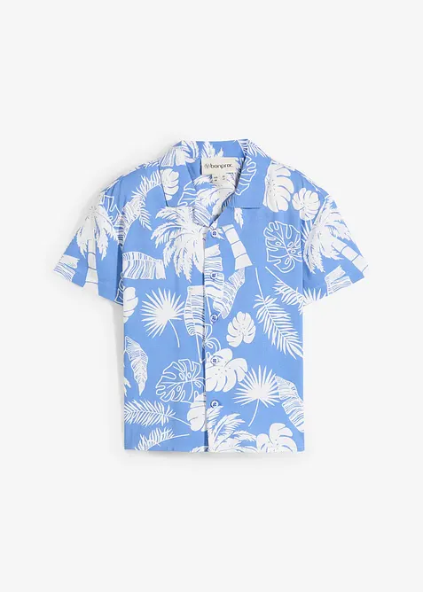 Camicia a maniche corte in morbida viscosa, bonprix