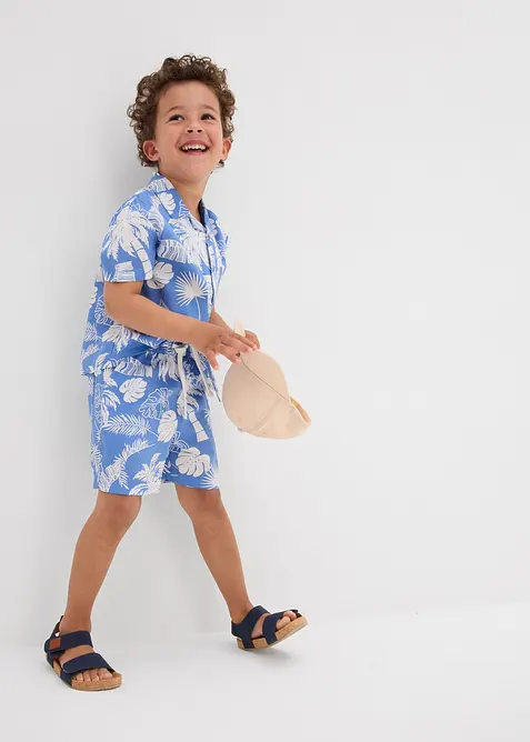 Camicia a maniche corte in morbida viscosa, bonprix