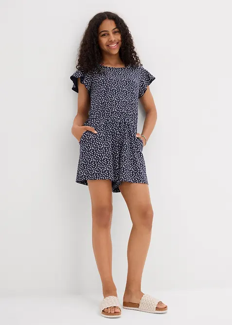 Tuta in jersey di cotone biologico elasticizzato, bonprix