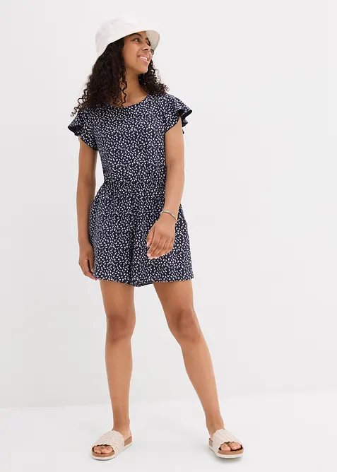 Tuta in jersey di cotone biologico elasticizzato, bonprix