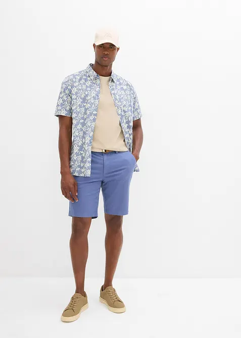 Bermuda elasticizzati con cintura, regular fit, bonprix