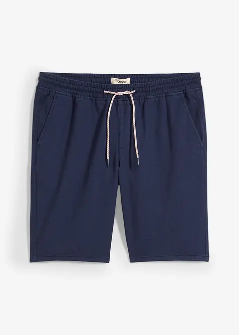 Bermuda con elastico in vita in puro cotone, regular fit, bonprix