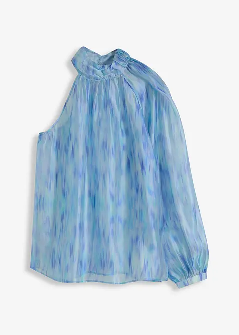 Blusa monospalla di chiffon, bonprix