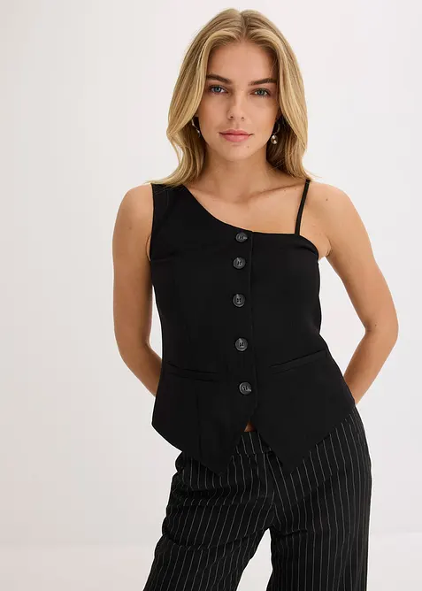 Gilet con abbottonatura, bonprix