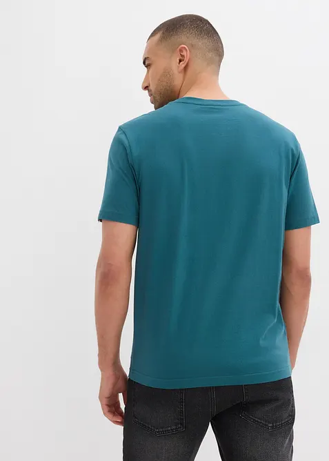 Maglia serafino in puro cotone biologico (pacco da 2), bonprix