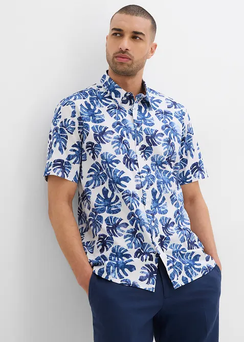 Camicia a maniche corte in puro cotone, bonprix