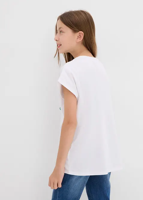 T-shirt con smiley in puro cotone, SmileyWorld