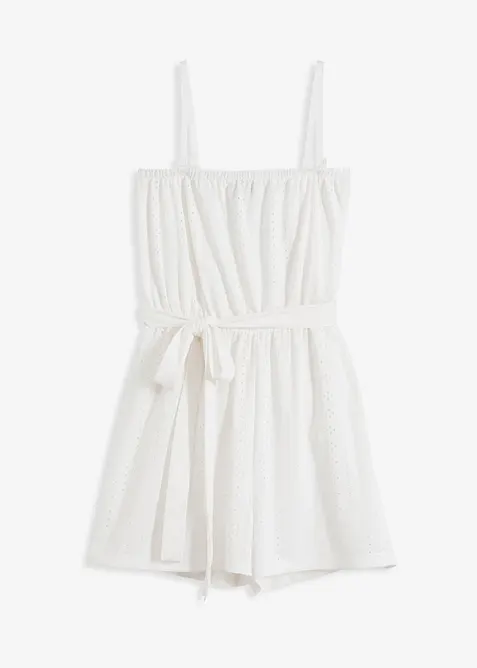 Tuta da mare in tessuto effetto uncinetto, bonprix