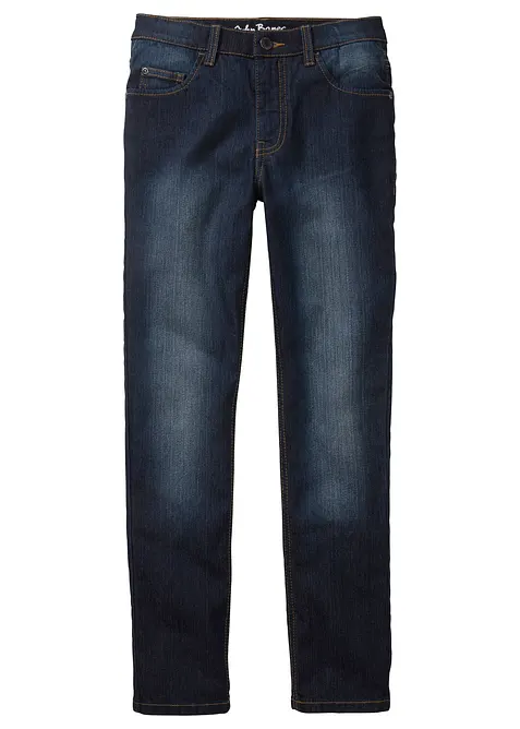 Jeans elasticizzati con vita regolabile slim fit, straight, bonprix