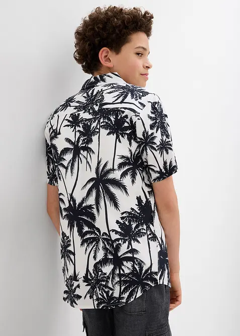 Camicia a maniche corte in morbida viscosa, bonprix