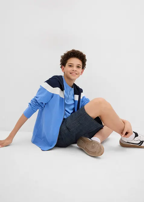 Bermuda cargo in chambray, regular fit, bonprix