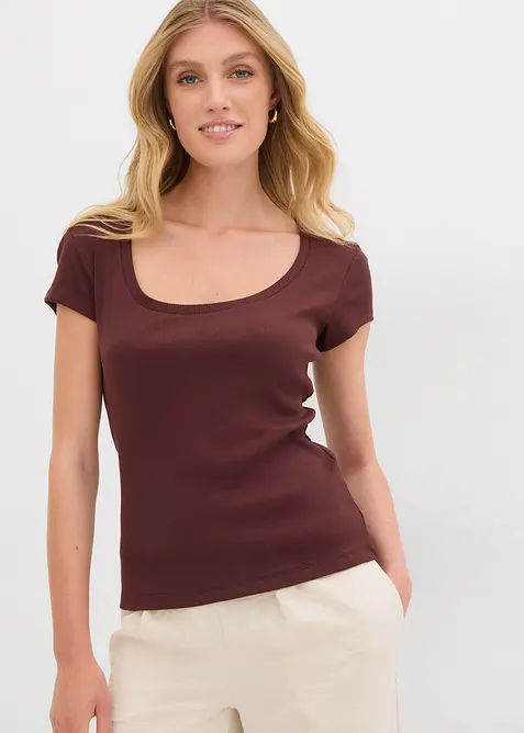 T-shirt in puro cotone biologico, bonprix