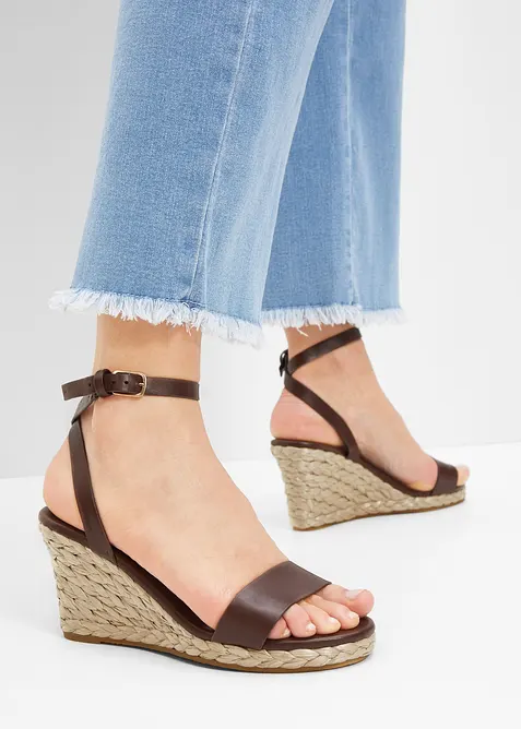 Sandali con zeppa, bonprix