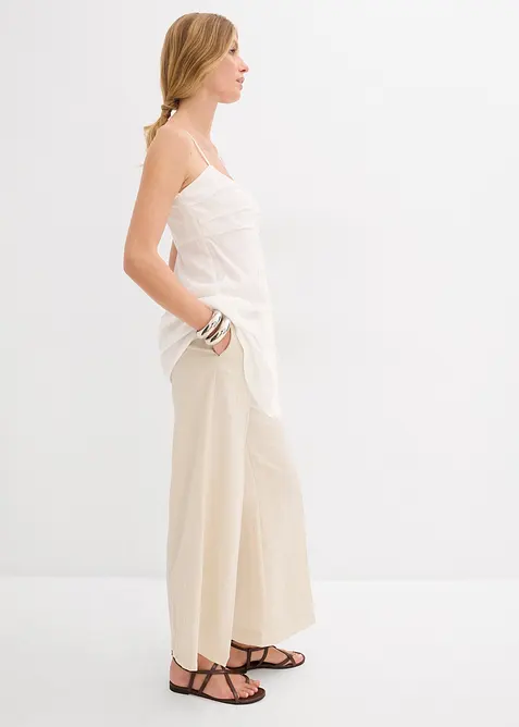 Top lungo in viscosa fluente, bonprix