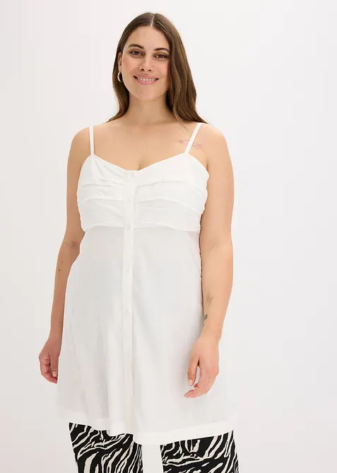 Top lungo in viscosa fluente, bonprix