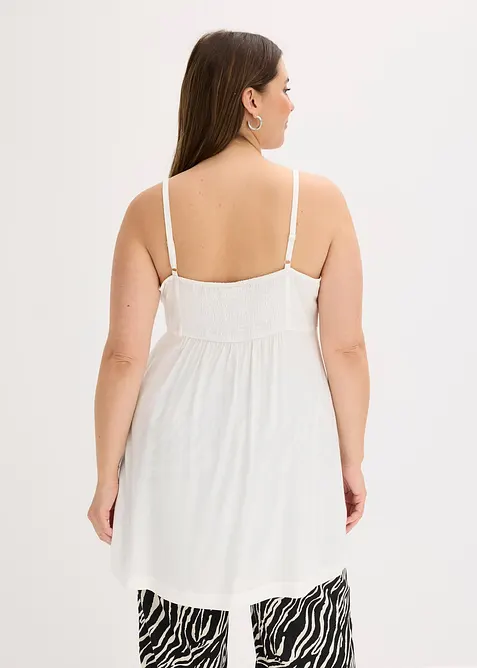 Top lungo in viscosa fluente, bonprix