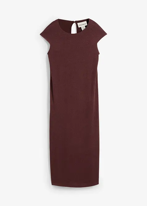 Abito midi in simil maglia, bonprix
