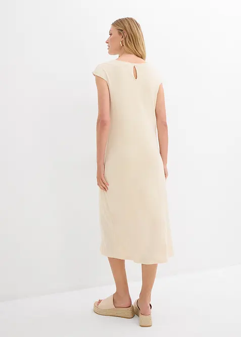 Abito midi in simil maglia, bonprix