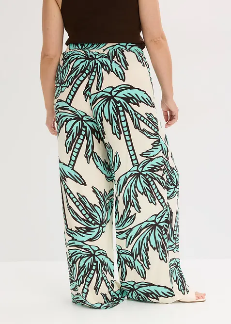 Pantaloni larghi in viscosa fluente, bonprix