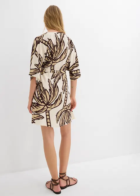 Miniabito con maniche a kimono in viscosa fluente, bonprix