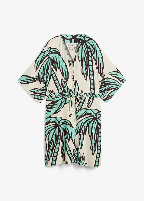 Miniabito con maniche a kimono in viscosa fluente, bonprix