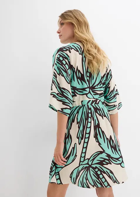 Miniabito con maniche a kimono in viscosa fluente, bonprix