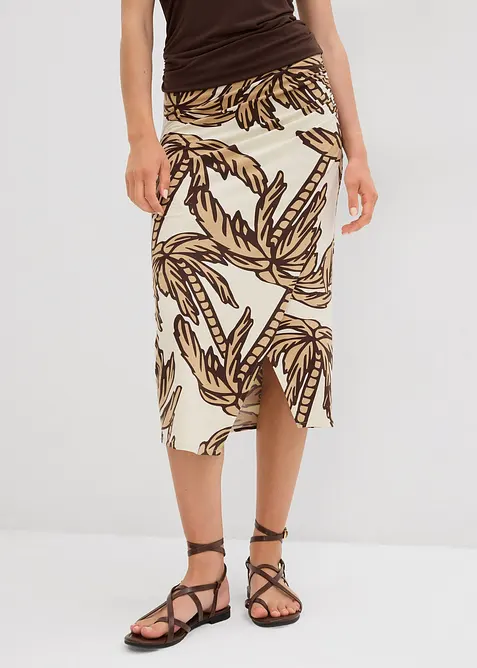 Gonna in morbido jersey misto viscosa, bonprix