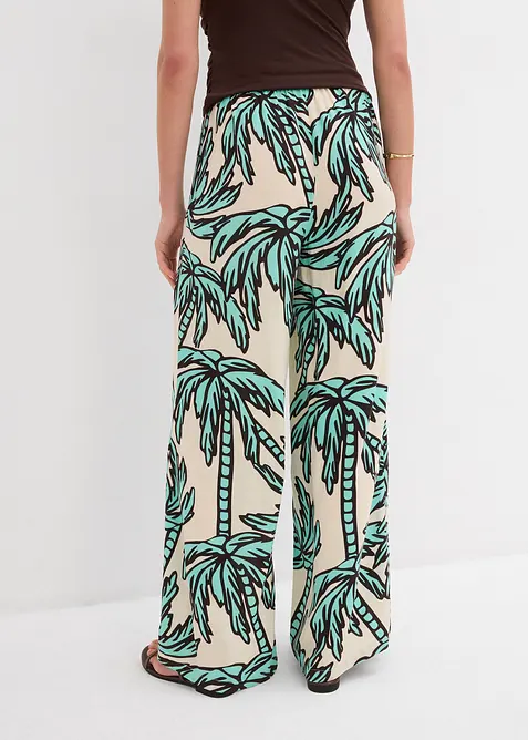 Pantaloni larghi in viscosa fluente, bonprix