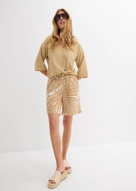 Bermuda con elastico in vita, bonprix