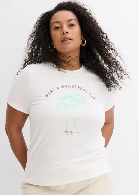 T-shirt con stampa, bonprix