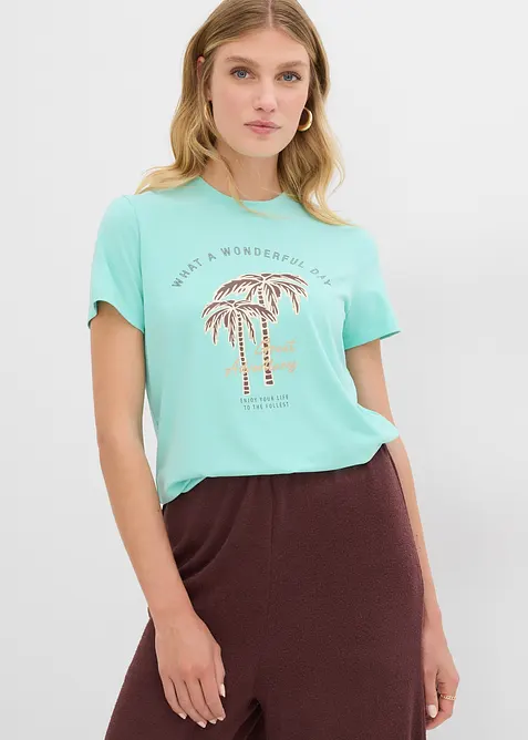 T-shirt con stampa, bonprix