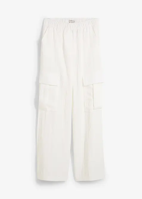 Pantaloni cargo in misto lyocell fluente, bonprix
