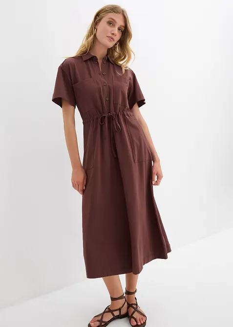 Abito in jersey di cotone elasticizzato, bonprix