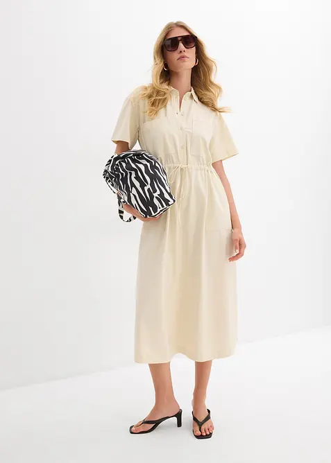 Abito in jersey di cotone elasticizzato, bonprix