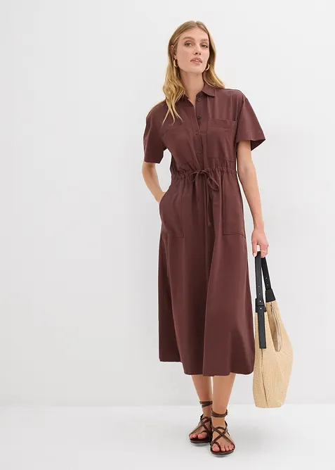 Abito in jersey di cotone elasticizzato, bonprix