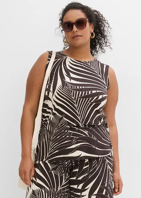 Top con spacchi laterali, bonprix