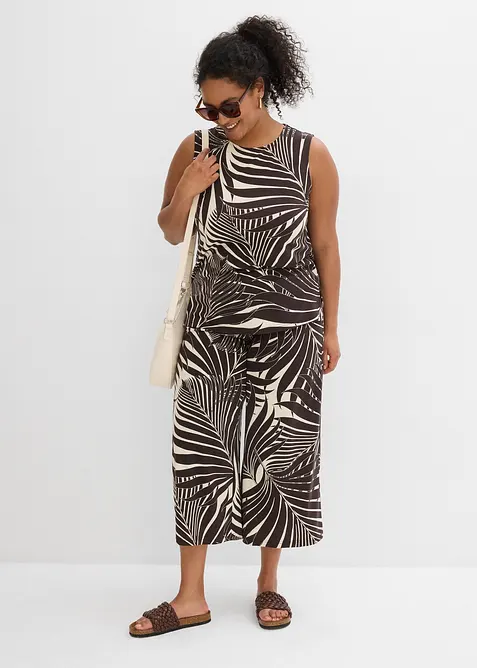 Top con spacchi laterali, bonprix