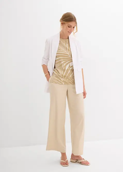 Top con spacchi laterali, bonprix