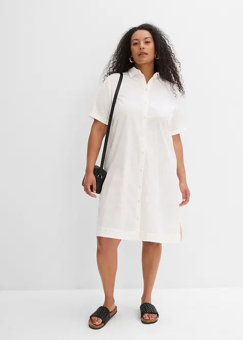 Abito chemisier in puro cotone, bonprix