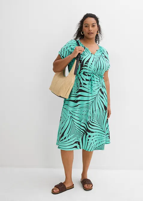 Abito in jersey di misto viscosa fluente, bonprix