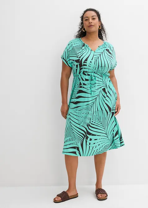 Abito in jersey di misto viscosa fluente, bonprix