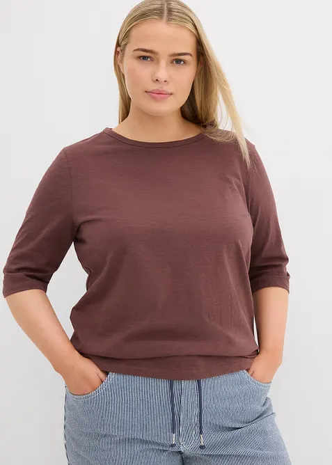 T-shirt in puro cotone biologico (pacco da 2), bonprix