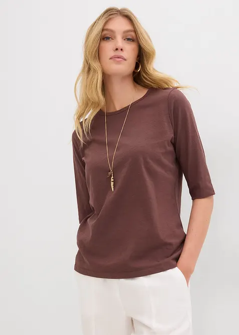 T-shirt in puro cotone biologico (pacco da 2), bonprix