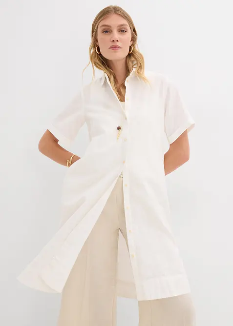 Abito chemisier in puro cotone, bonprix