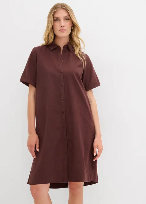 Abito chemisier in puro cotone, bonprix