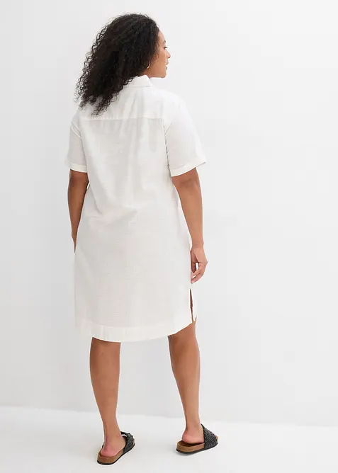 Abito chemisier in puro cotone, bonprix