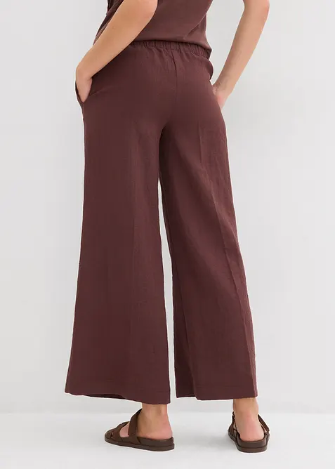 Pantaloni culotte in misto viscosa fluente, bonprix
