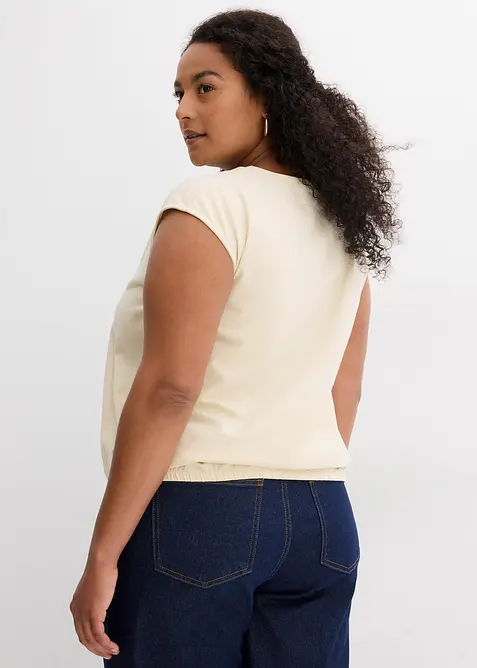 Maglia con fondo elasticizzato, bonprix